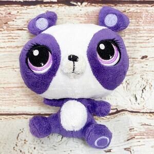 HASBRO Littlest Pet Shop Purple Panda Bear Plush Penny Ling 2014